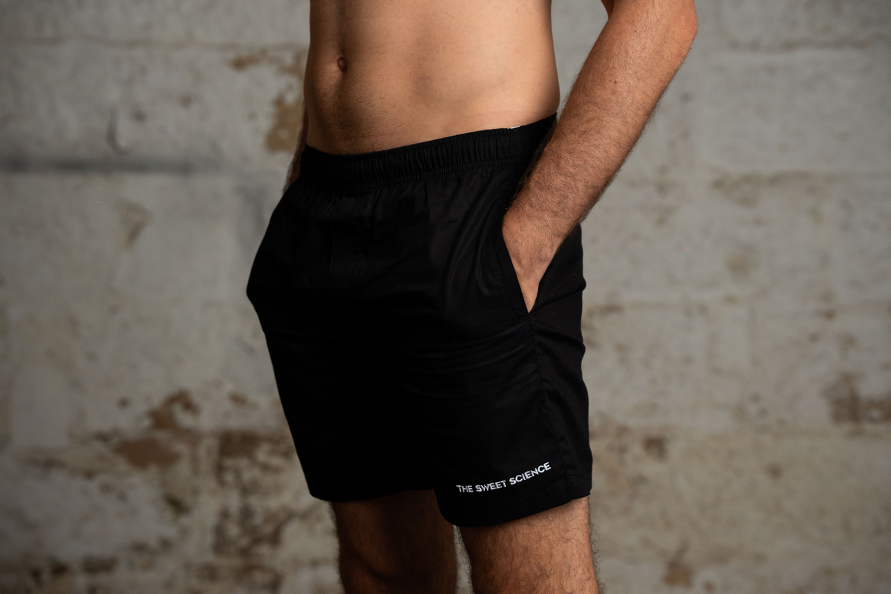 SwSc Black Shoreline Shorts